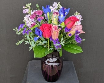 Purple Passions Flower Arrangement